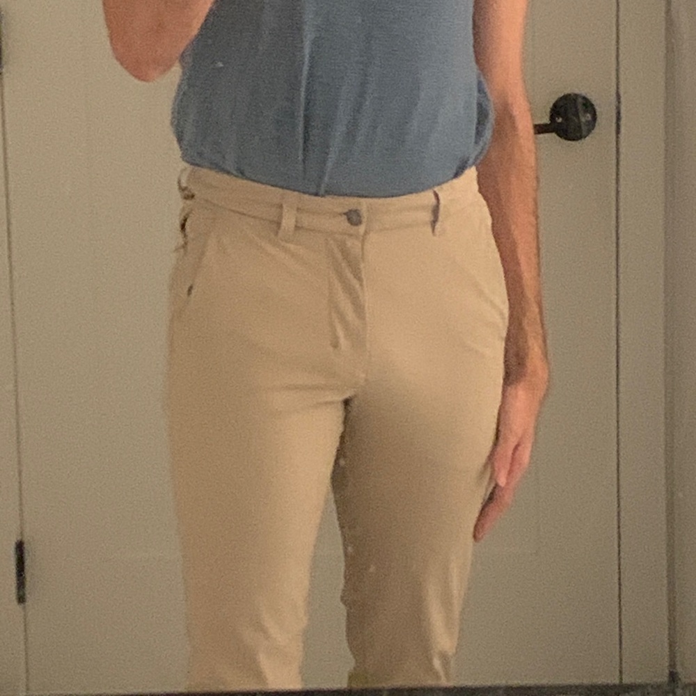 LuLuLemon Long Beige Comfort Pants